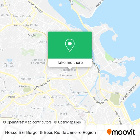 Nosso Bar Burger & Beer map