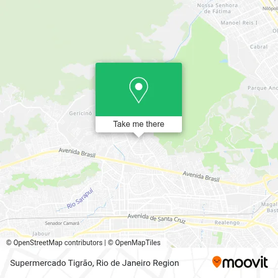 Supermercado Tigrão map