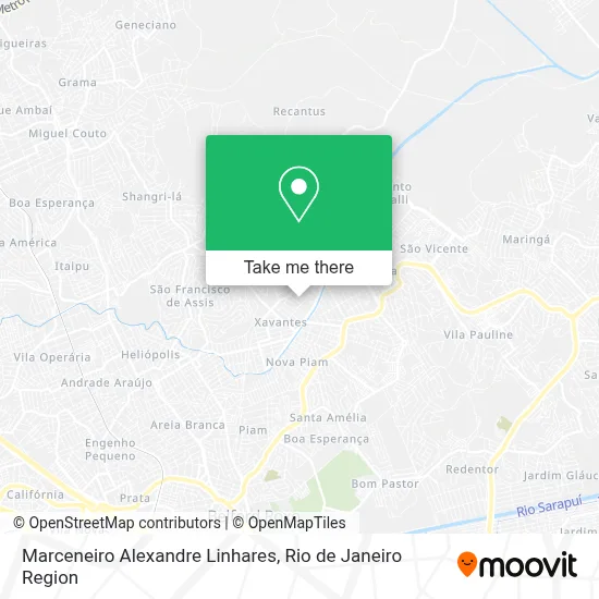 Marceneiro Alexandre Linhares map