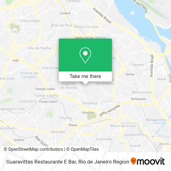 Guaravittas Restaurante E Bar map