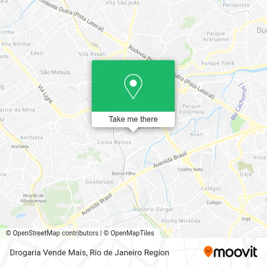 Drogaria Vende Mais map