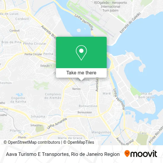 Aava Turismo E Transportes map