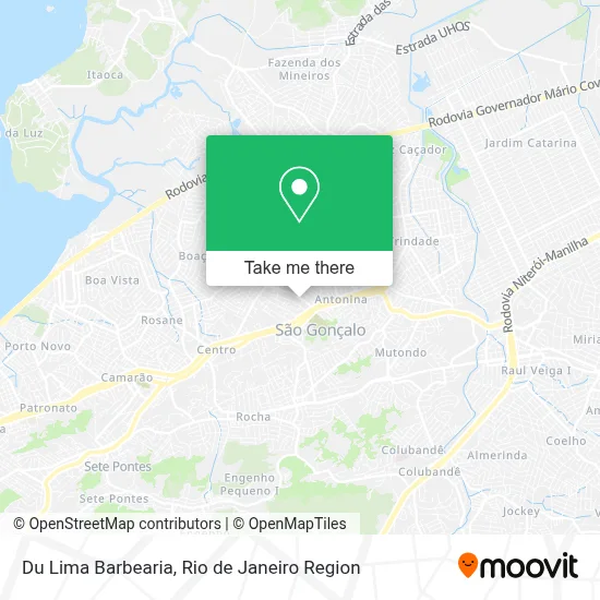 Du Lima Barbearia map