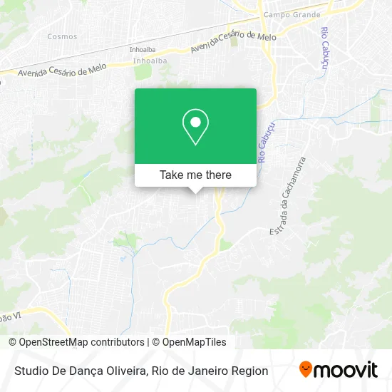 Studio De Dança Oliveira map