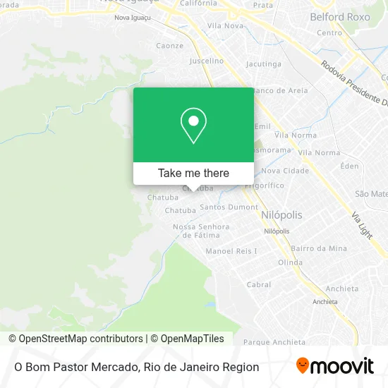 O Bom Pastor Mercado map