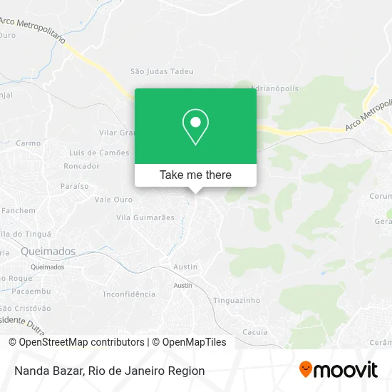 Nanda Bazar map