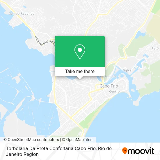 Torbolaria Da Preta Confeitaria Cabo Frio map