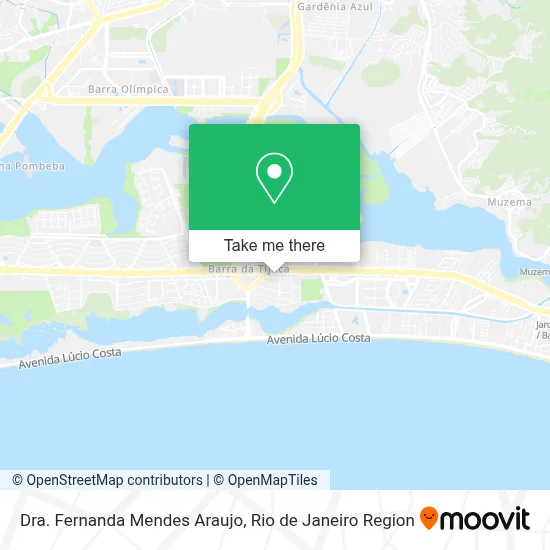 Dra. Fernanda Mendes Araujo map