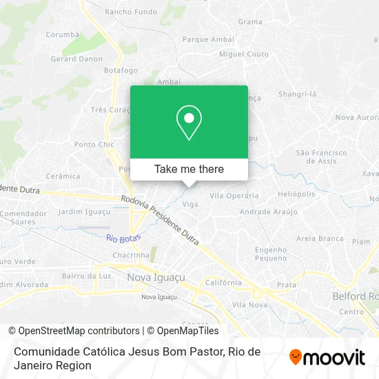 Comunidade Católica Jesus Bom Pastor map
