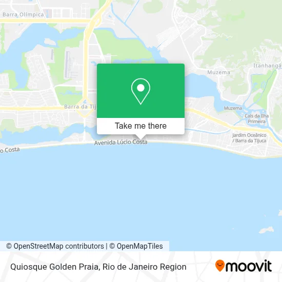 Quiosque Golden Praia map