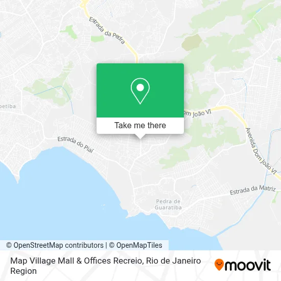 Map Village Mall & Offices Recreio map