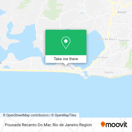 Pousada Recanto Do Mar map