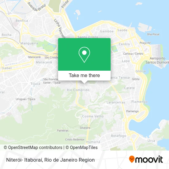 Niterói- Itaboraí map
