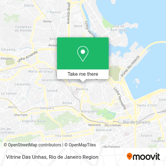 Vitrine Das Unhas map