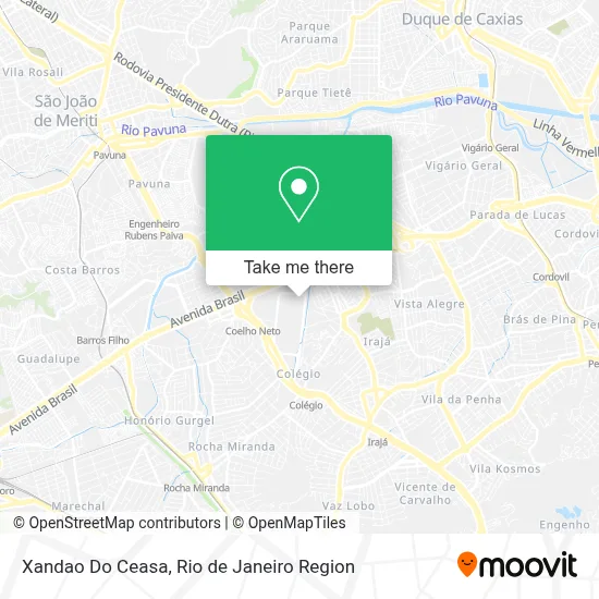 Xandao Do Ceasa map