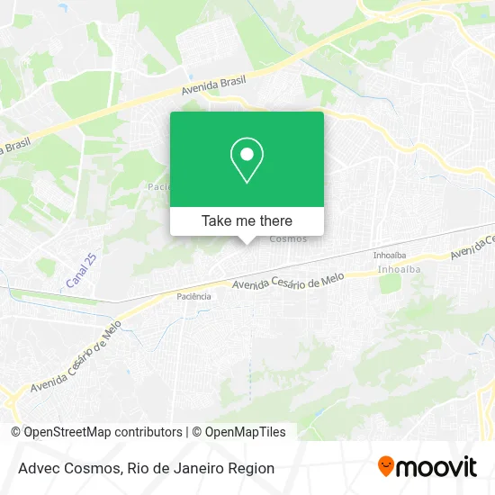 Advec Cosmos map