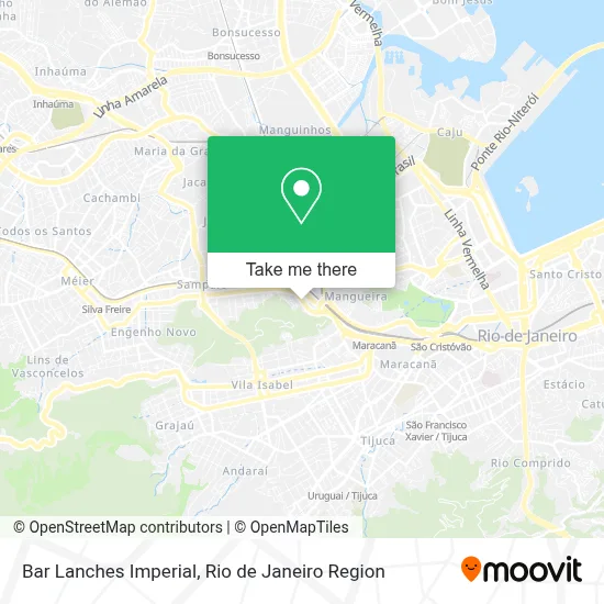Bar Lanches Imperial map