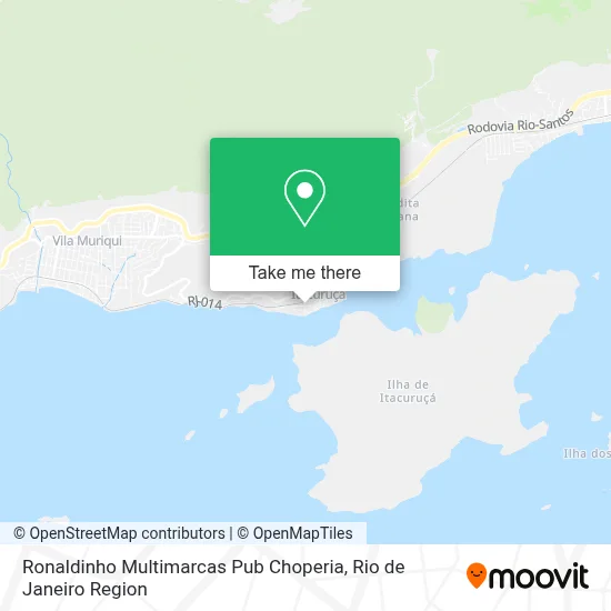 Ronaldinho Multimarcas Pub Choperia map