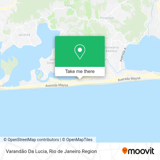 Varandão Da Lucia map