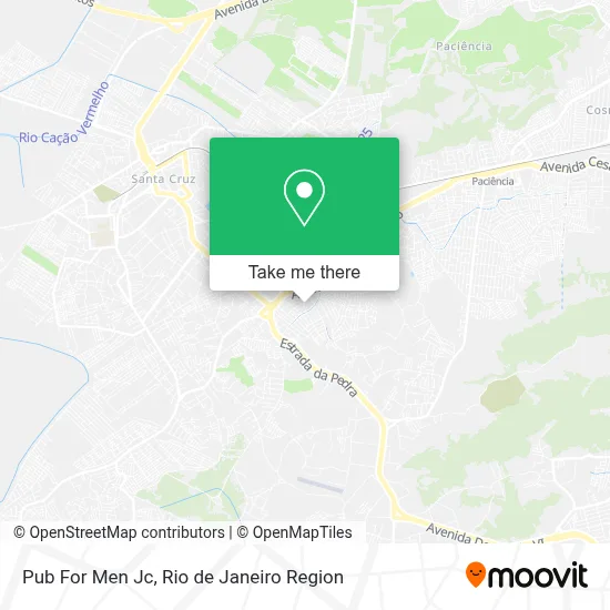 Pub For Men Jc map