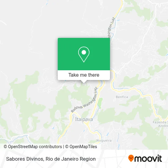 Sabores Divinos map
