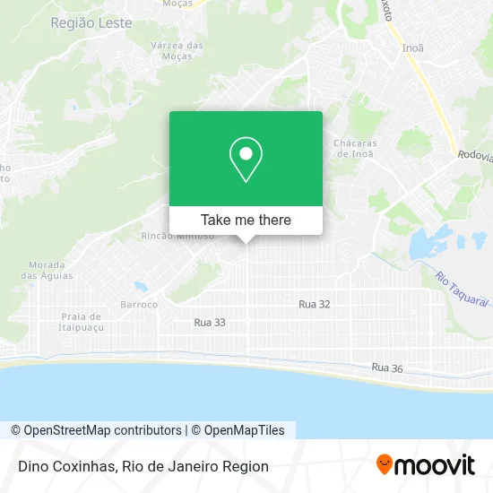 Dino Coxinhas map