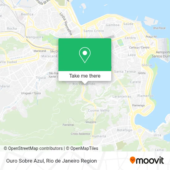 Ouro Sobre Azul map