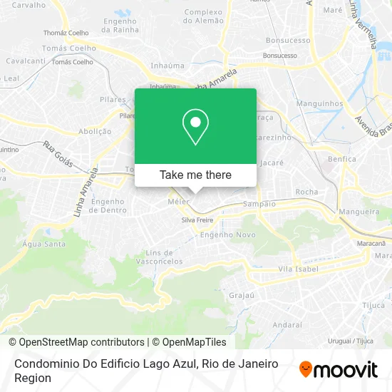 Condominio Do Edificio Lago Azul map