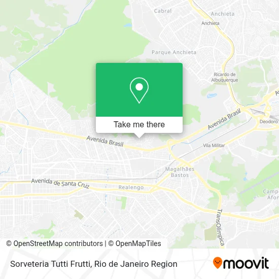 Sorveteria Tutti Frutti map