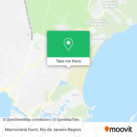 Marmoraria Guriri map