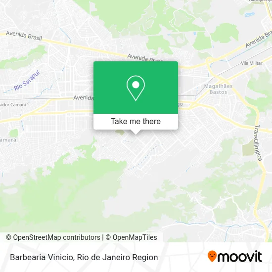 Barbearia Vinicio map