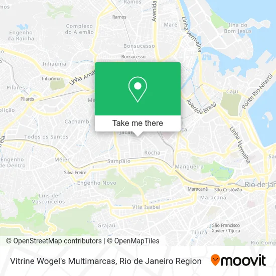 Vitrine Wogel's Multimarcas map