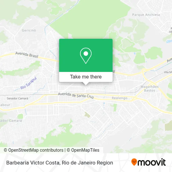 Barbearia Victor Costa map