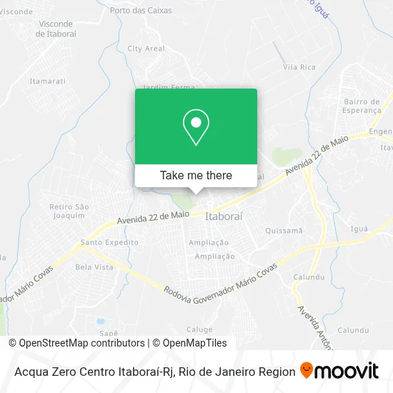 Acqua Zero Centro Itaboraí-Rj map