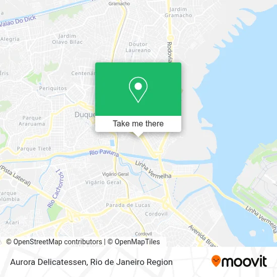 Aurora Delicatessen map