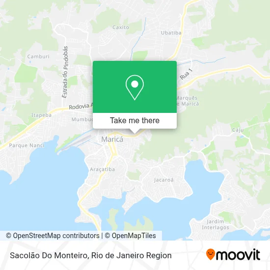 Sacolão Do Monteiro map