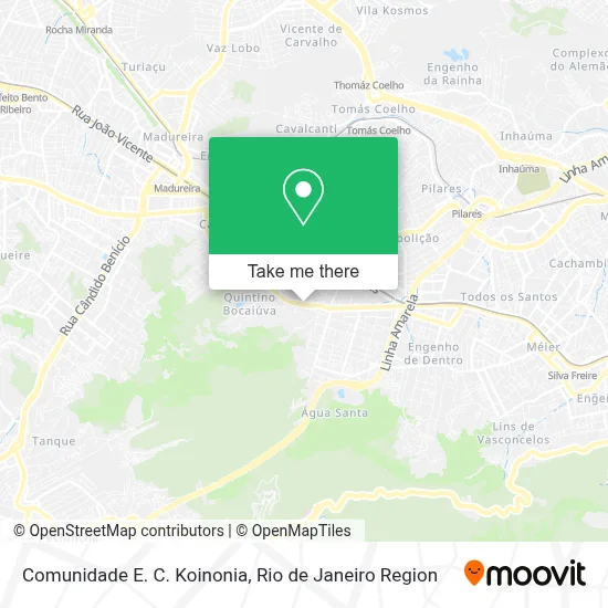 Comunidade E. C. Koinonia map
