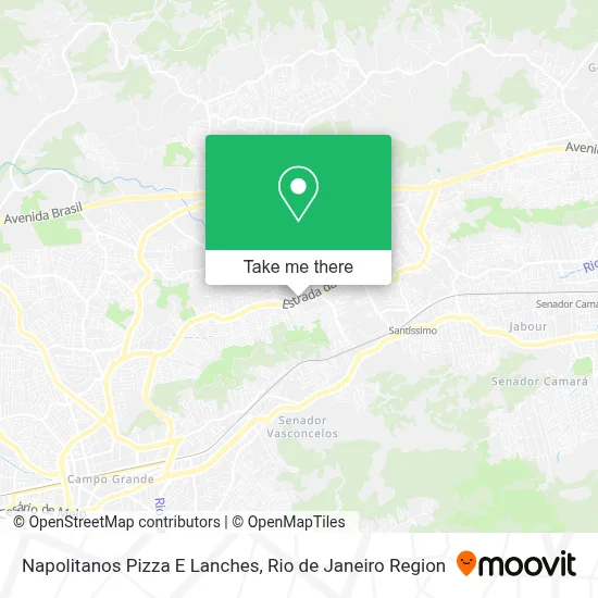 Napolitanos Pizza E Lanches map
