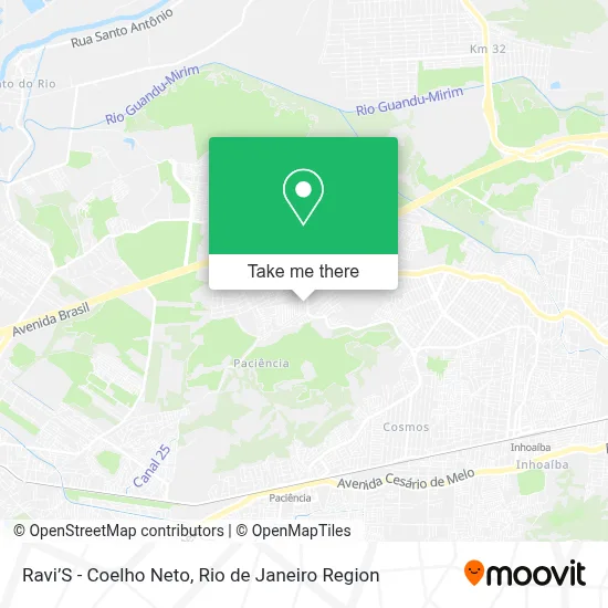 Ravi’S - Coelho Neto map