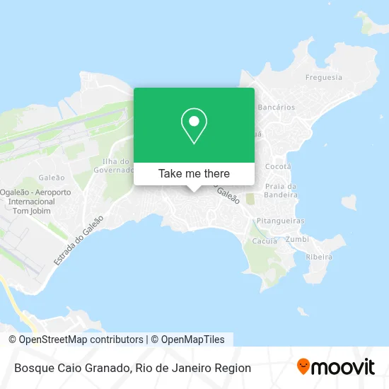 Bosque Caio Granado map