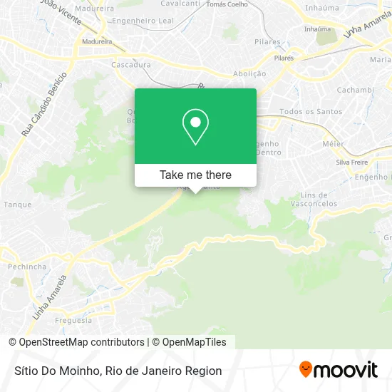 Sítio Do Moinho map