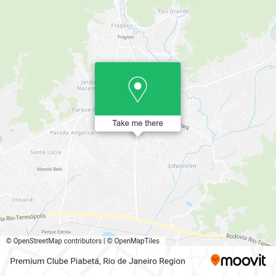 Premium Clube Piabetá map