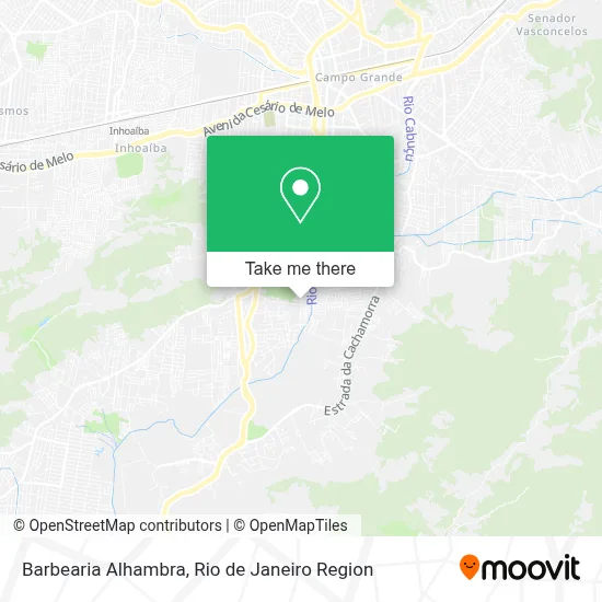 Barbearia Alhambra map