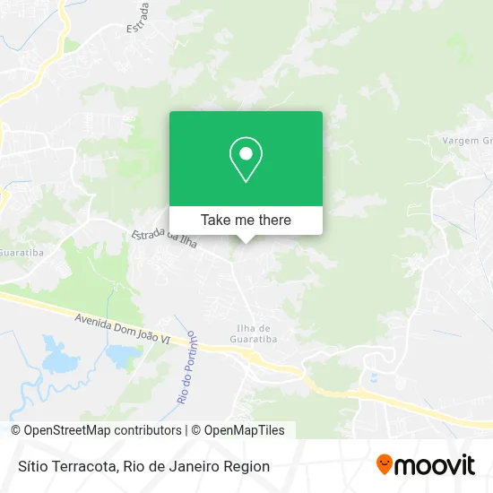 Sítio Terracota map