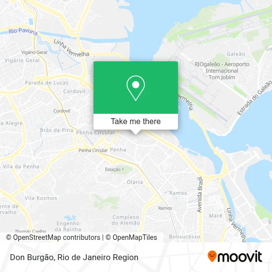 Don Burgão map