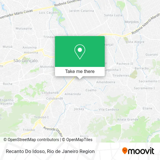Recanto Do Idoso map