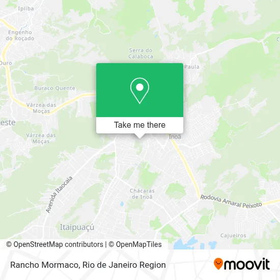 Rancho Mormaco map