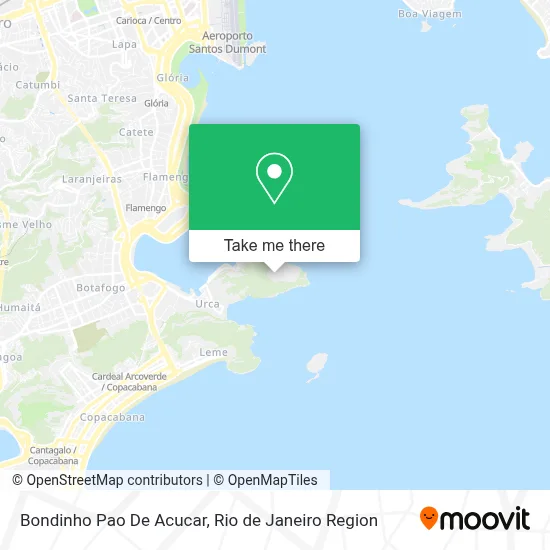 Bondinho Pao De Acucar map