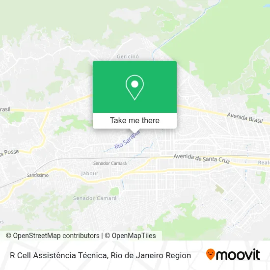 R Cell Assistência Técnica map