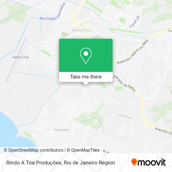Rindo A Toa Produções map
